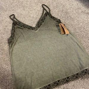 Green Lace Tank